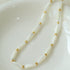 Natural Mother of Pearl Elegance - Long Drop Beaded Necklace - floysun