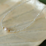Natural Pearl Shell Passepartout Necklace - floysun