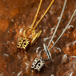 New Year Niche Design Three-dimensional Fortune Necklace and Earrings - floysun