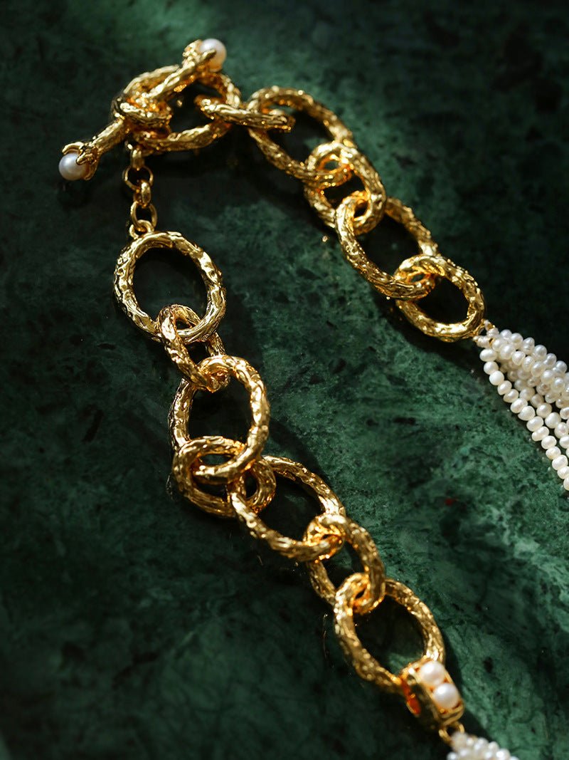 Niche Elegant Multi-layered Freshwater Millet Beaded Necklace - floysun