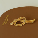 Niche Style Gold Knot Brooches - floysun