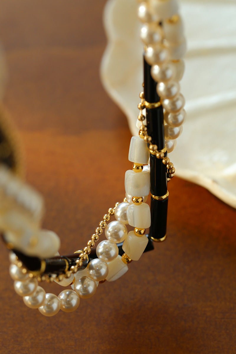 Opulent Fusion: Multi-layered Luxury Necklace - floysun
