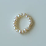 Overlapping Irregular Pearl Ring B - floysun