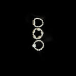Overlapping Irregular Pearl Ring C - floysun