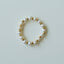 Overlapping Irregular Pearl Ring E - floysun