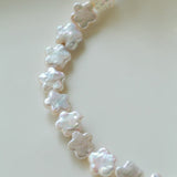 Peach Blossom-shaped Baroque Pearls Necklace - floysun