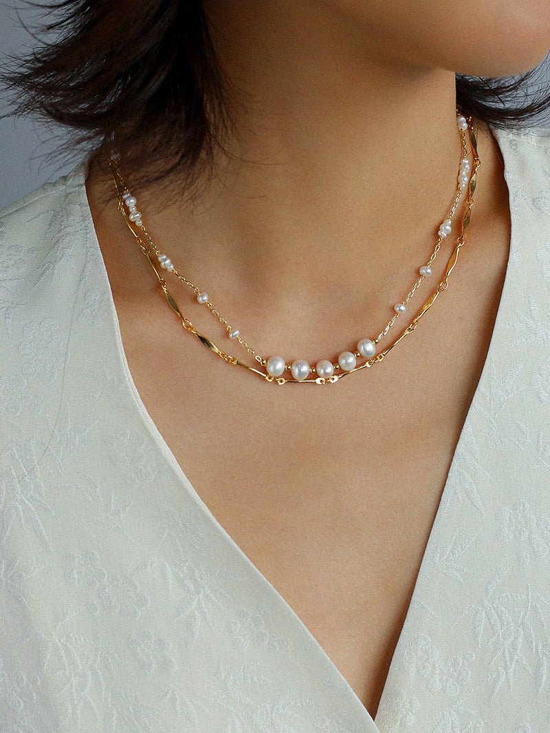 Pearl Chain Short Necklaces - floysun