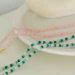 Pink Beaded Necklace - floysun