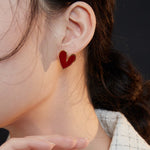Red Drip Glaze Collection – Folded Love Hearts for a Special Elegance - floysun