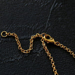 Red Zircon Apollo Silver Coin Necklace - floysun