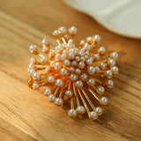 Retro Fashion Pearl Fireworks Brooches - floysun