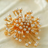 Retro Fashion Pearl Fireworks Brooches - floysun