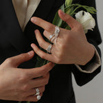 Retro Lava Pearl Double Ring A - floysun
