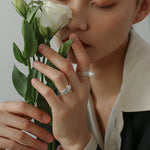 Retro Lava Pearl Double Ring A - floysun
