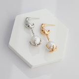 S925 Silver Natural Pearl Earrings - floysun