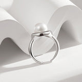 S925 Silver Natural Pearl Ring - floysun