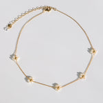 S925 Sterling Silver Natural Pearl Woven Floral Chain Necklace - floysun