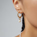 S925 Sterling Silver Pearl Hoop Earrings - floysun