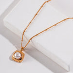 S925 Sterling Silver Pearl Necklace - floysun