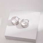 S925 Sterling Silver Simple C-shaped Earrings - floysun