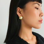 Saturn Pearl Earrings - floysun
