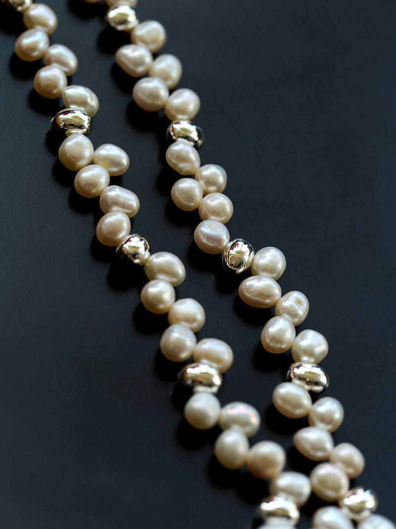 Serenade de Perles: French Wheat Elegance Necklaces - floysun