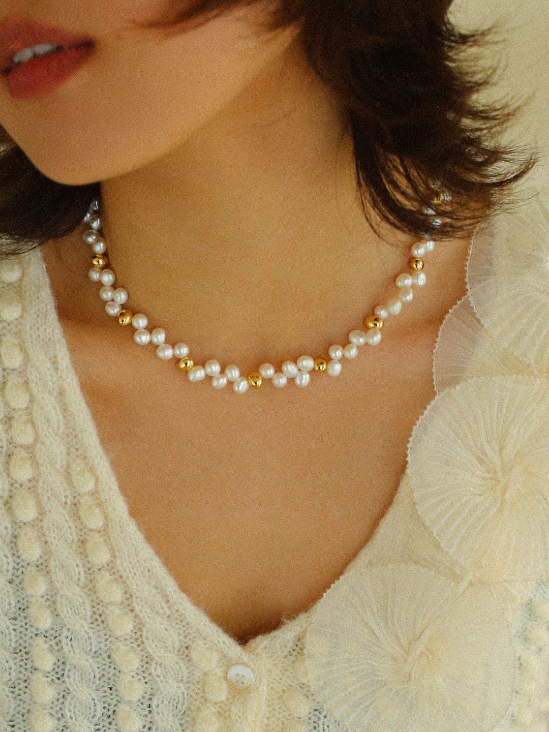 Serenade de Perles: French Wheat Elegance Necklaces - floysun