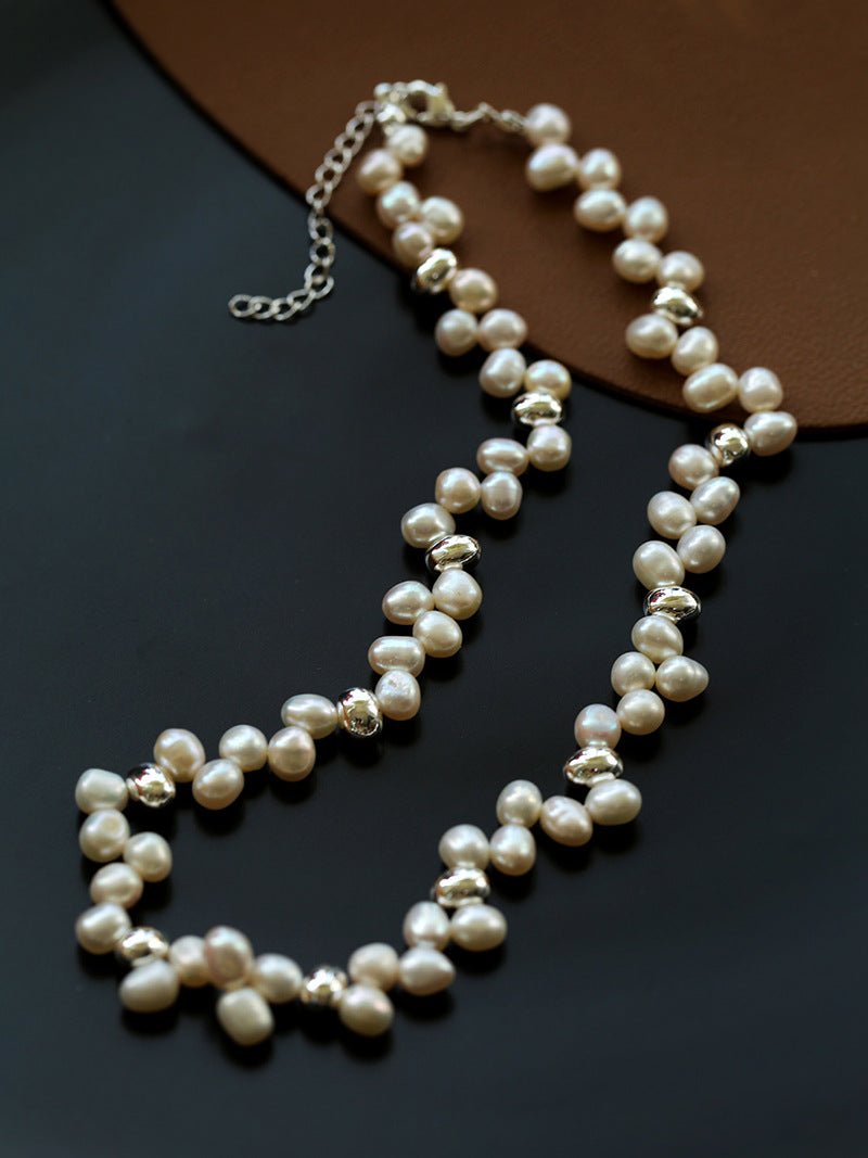 Serenade de Perles: French Wheat Elegance Necklaces - floysun