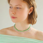 Shimmering Prism Sugar Crystal Necklace - floysun