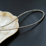 Silver Gray Mini Freshwater Pearl Necklace - floysun