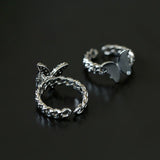 Smooth Butterfly Open Ring
