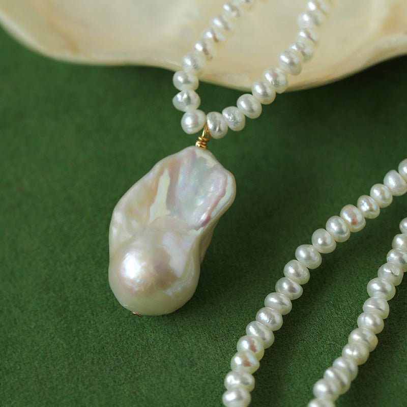 Simple Baroque Pearl Necklaces - floysun