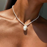 Simple Baroque Pearl Necklaces - floysun