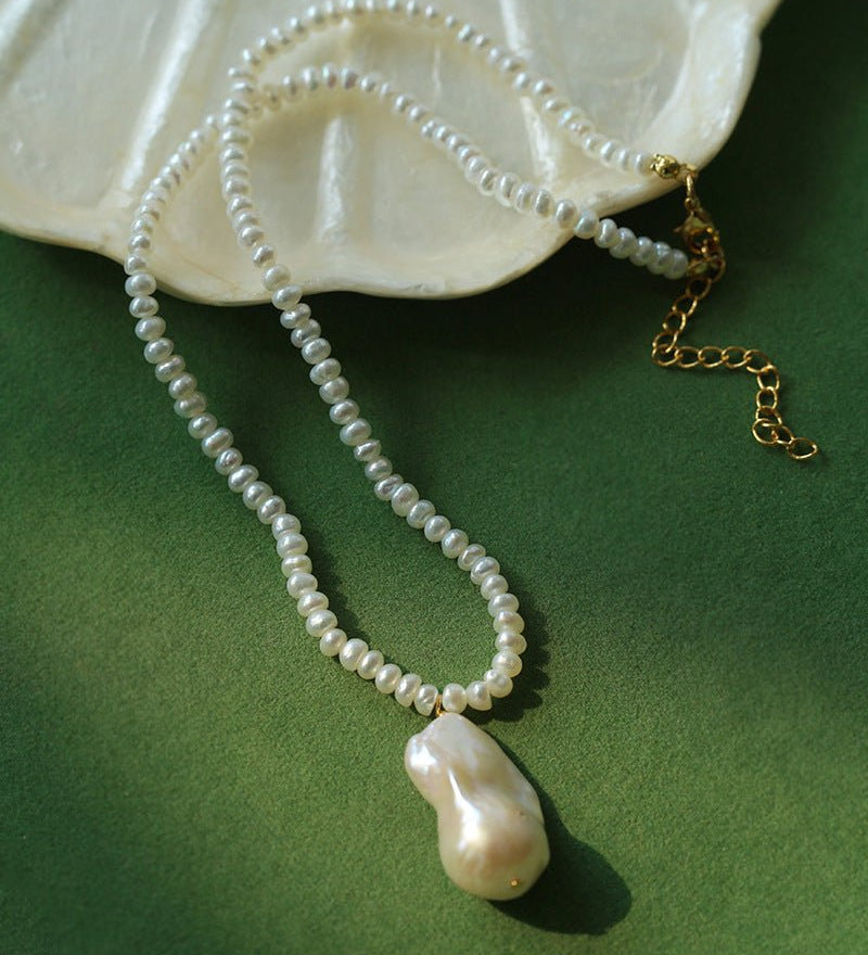 Simple Baroque Pearl Necklaces - floysun