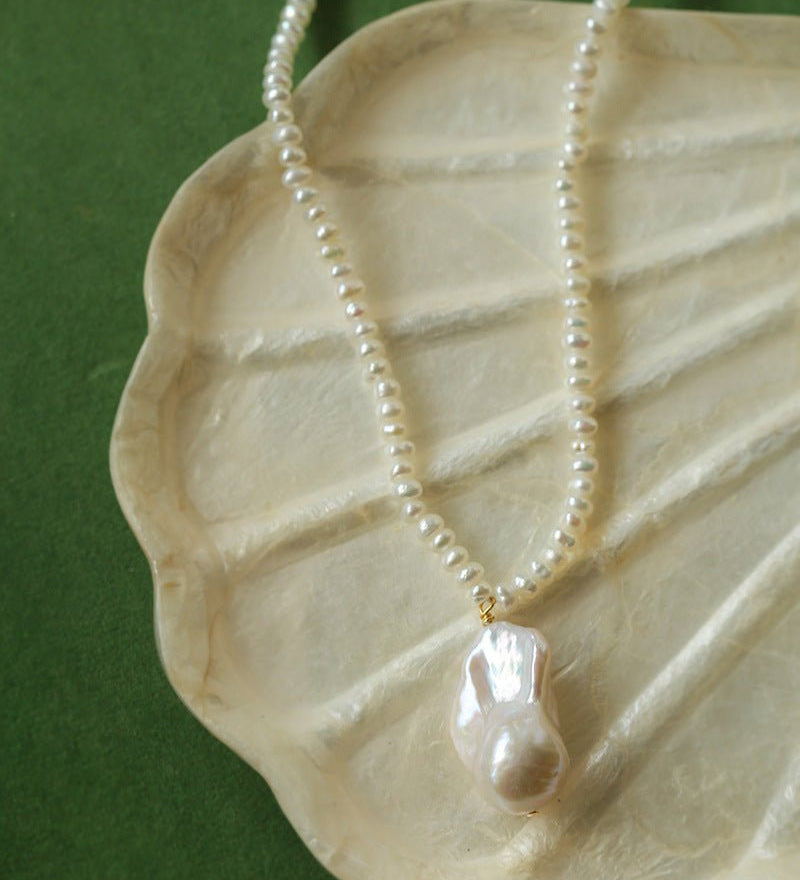 Simple Baroque Pearl Necklaces - floysun