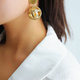 Simple Hollow Ball Gold Earrings - floysun