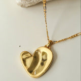 Simple Love Heart Pendant Necklace - floysun