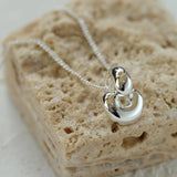 Simple Metal Three-dimensional GoldBean Necklace - floysun
