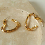 Simple rregular Love Heart Earrings Type B - floysun