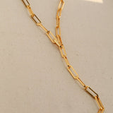 Simple Square Chain Y Chain Necklace - floysun