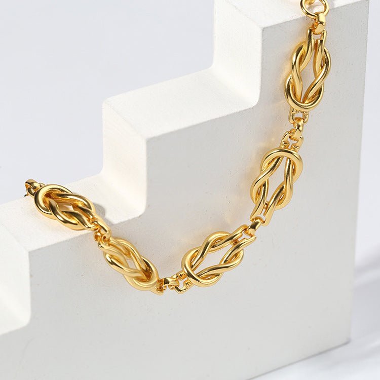 Simple Temperament Collarbone Chain Thick Chain Necklace - floysun