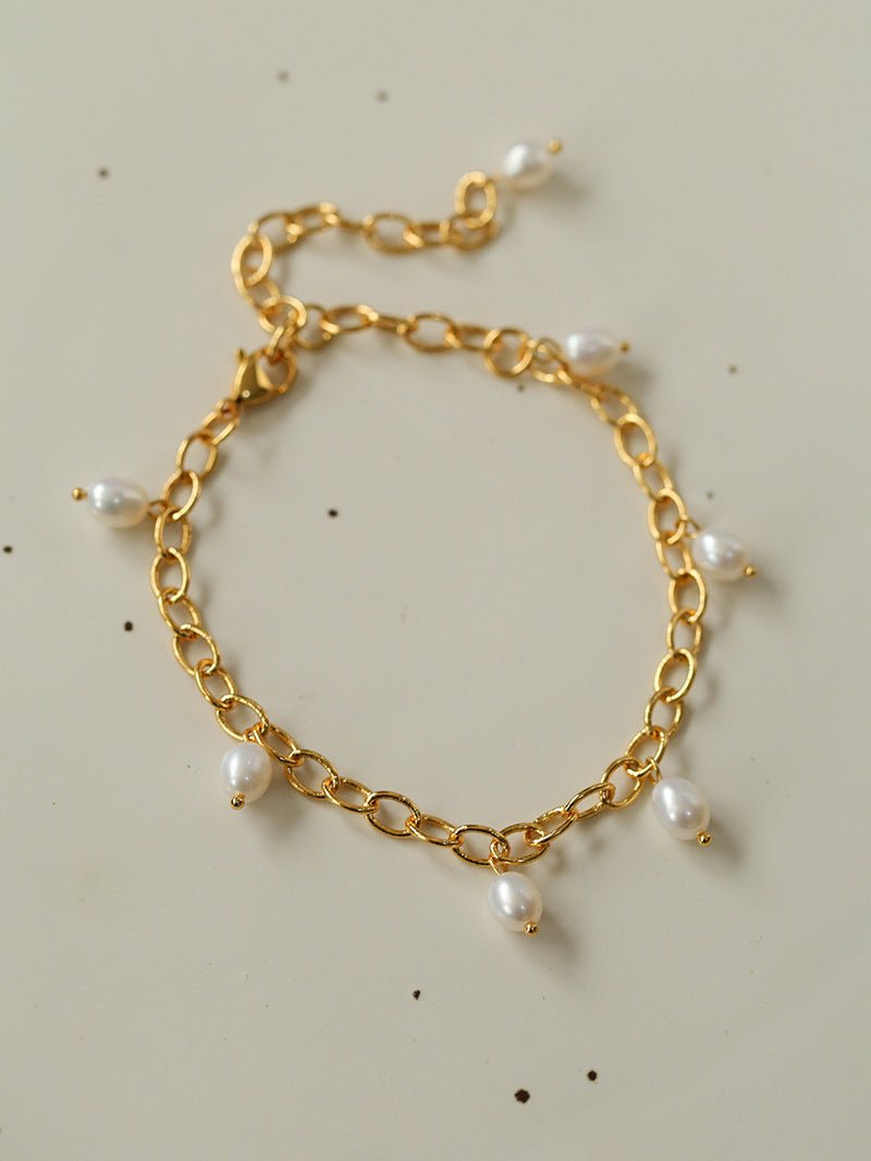 Simple Temperament Pearl Bracelet Anklet Type B - floysun