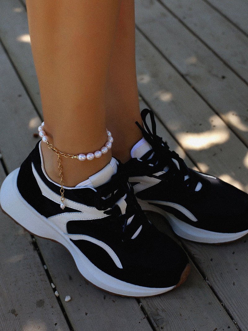 Simple Temperament Pearl Bracelet Anklet Type C - floysun