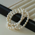 Simple Three-Layer Freshwater Pearl Bracelet - floysun