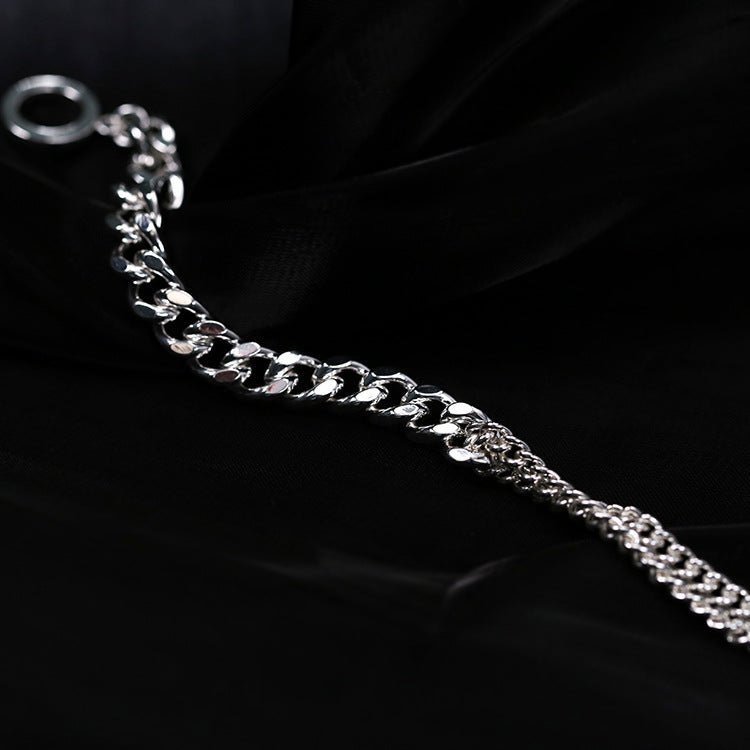 Splicing Thick Chain OT Buckle Bracelet - floysun