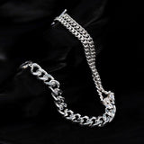 Splicing Thick Chain OT Buckle Bracelet - floysun