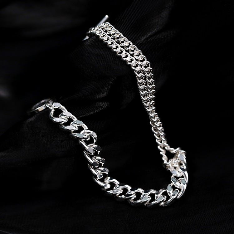 Splicing Thick Chain OT Buckle Bracelet - floysun