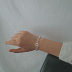 Splicing Thick Chain OT Buckle Bracelet - floysun