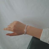 Splicing Thick Chain OT Buckle Bracelet - floysun