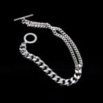 Splicing Thick Chain OT Buckle Bracelet - floysun